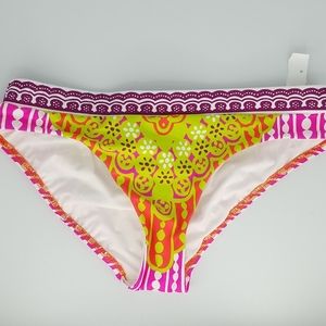 Trina Turk Seychelles Papaya Hipster Bikini Bottoms New 8
